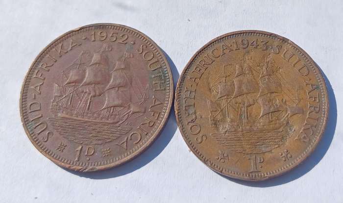 South Africa Penny's (1943, 1952