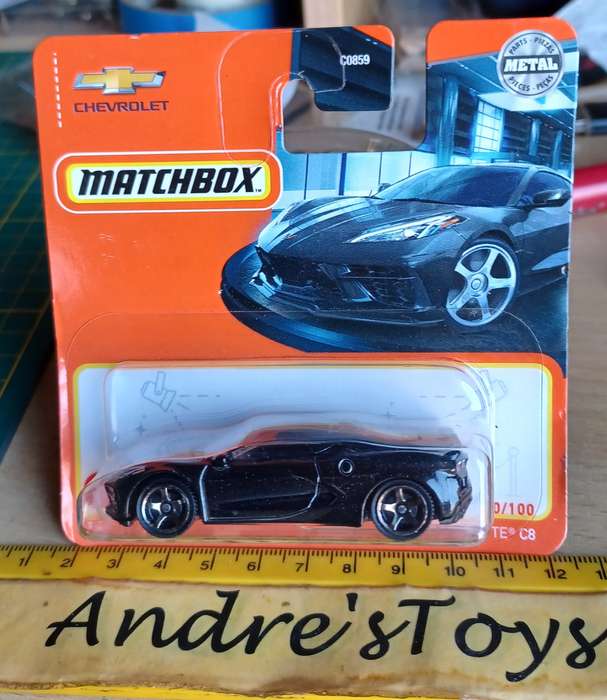 2021 Matchbox ~ 20/100 2020 Corvette C8 ~ Mint on Short card