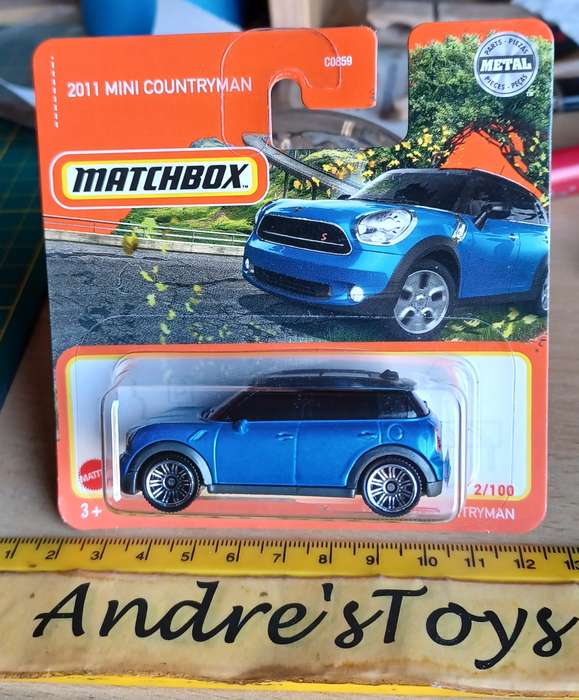 2021 Matchbox ~ 2/100 2011 Mini Countryman ~ Mint on Short card