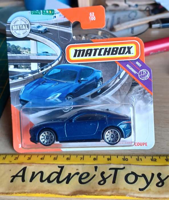 2019 Matchbox ~ 52/100 2015 Jaguar F-Type Coupe ~ Mint on Short card