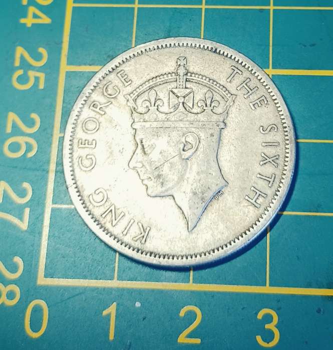 1951 Southern Rhodesia ~ Half Crown