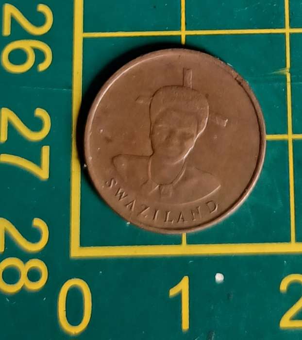 1986 1 Cent ~ Swaziland