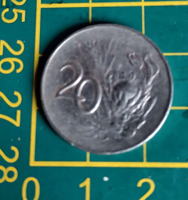 1965 ~ RSA Afrikaans 20 cent
