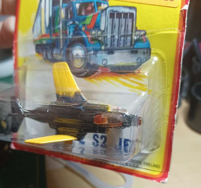 1980 Matchbox ~  No. 2 S2 Jet ~ Mint on Long Card