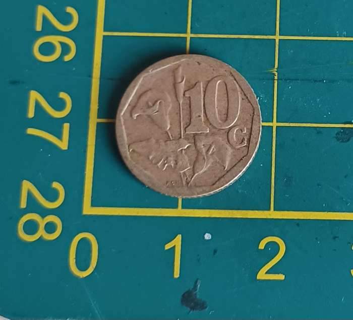 10 Cent ~ coin ~ South Africa ~ 2008
