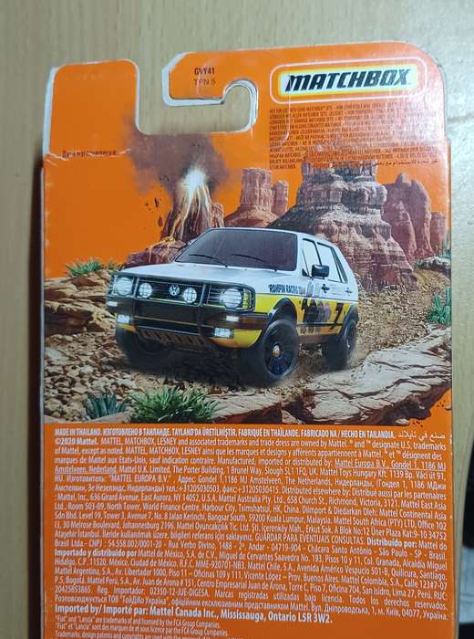 Matchbox ~ 5 Pack - Off Road rally ~ 2020