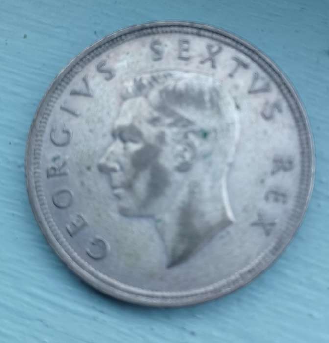 1951 ~ SA Union silver 5 shilling