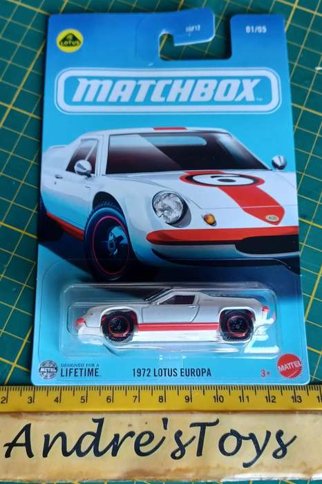 2024 Long Card ~ Matchbox European  car series 1/5 ~ '1972 Lotus Europa
