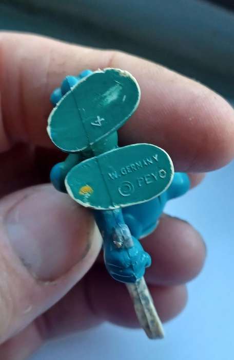 Mechanic Smurf ~ Peyo Schleich ~ Vintage 80's