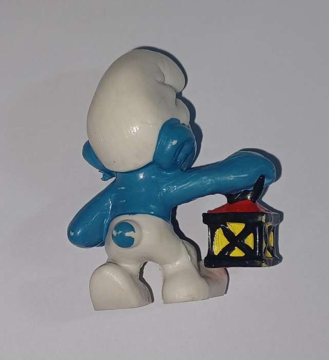 Night lookout Smurf (Watchman) ~ Peyo Schleich ~ Vintage 80's