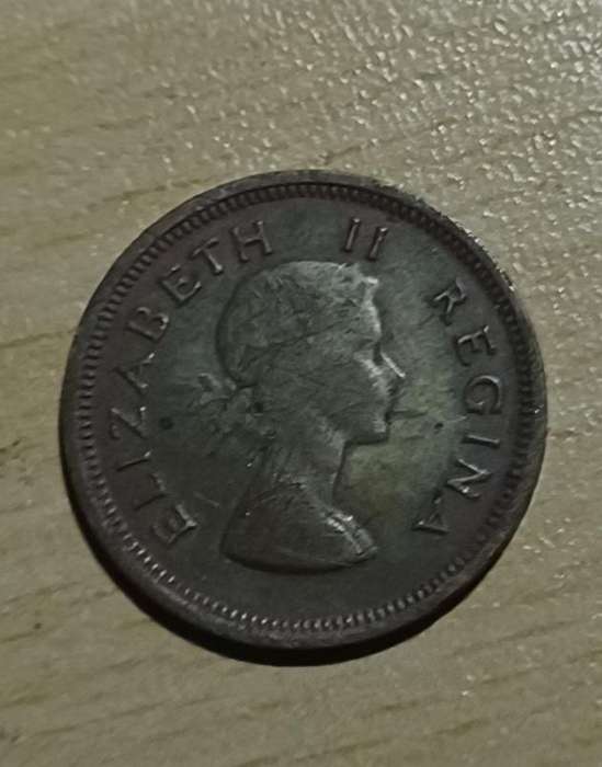 1955 Union South Africa  1/4 penny