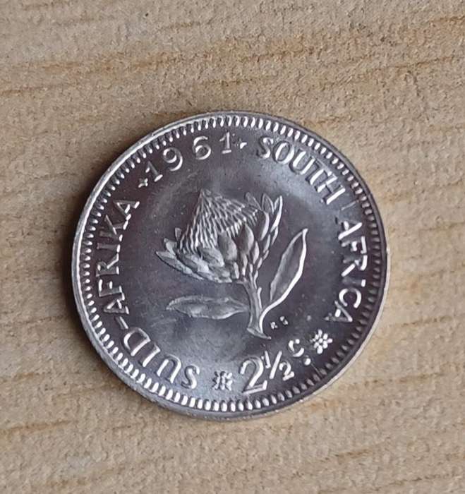1961 South Africa - 2 1/2 Cent