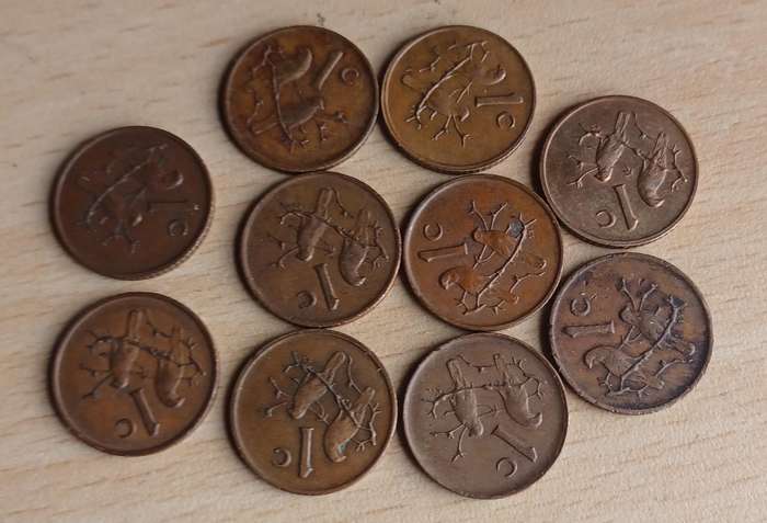 South Africa - 1 Cent lot