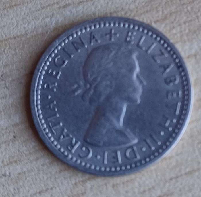 1962 sixpence
