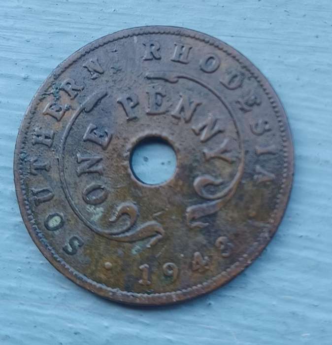 1943 southern Rhodesia one Penny