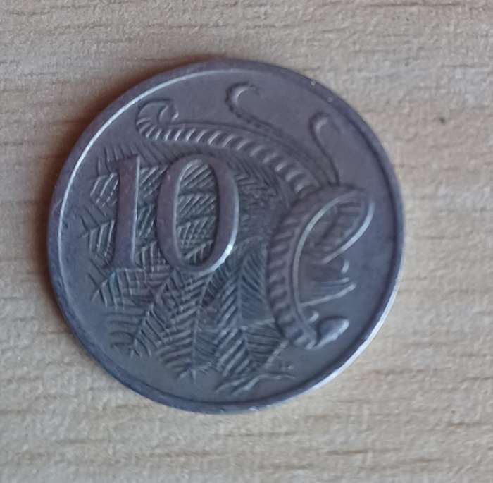 1967 Australian 10 Cent coin