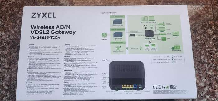 Zyxel VMG3625-T20A VDSL2 Gateway and Fibre Router