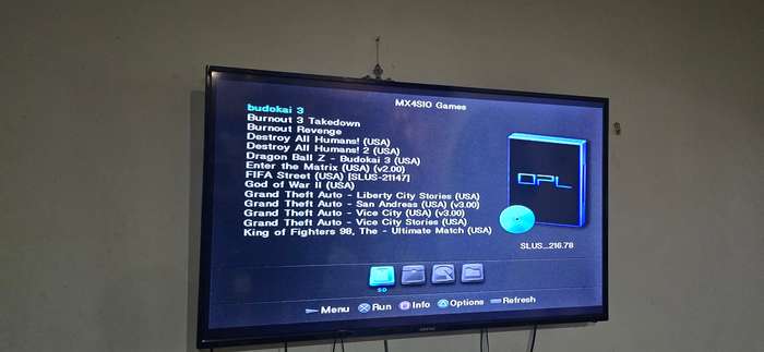 Ps2 70000 with free mcboot ,mx4sio and 64gb sd card