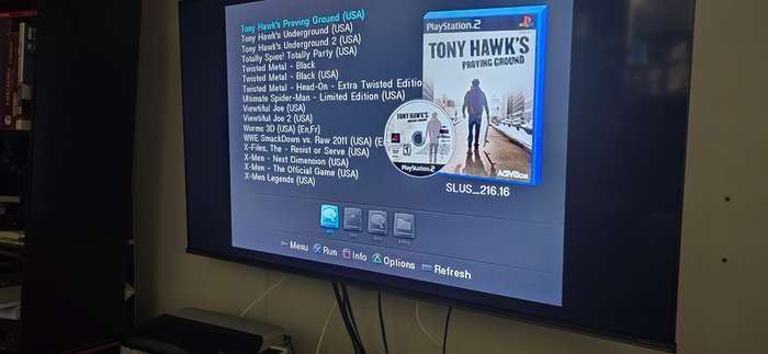 Ps2 hard drive adapter with 1tb hard drive and freemcboot