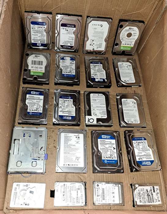 BULK LOT OF 19 HARD DRIVES*ONE BID FOR THE LOT*
