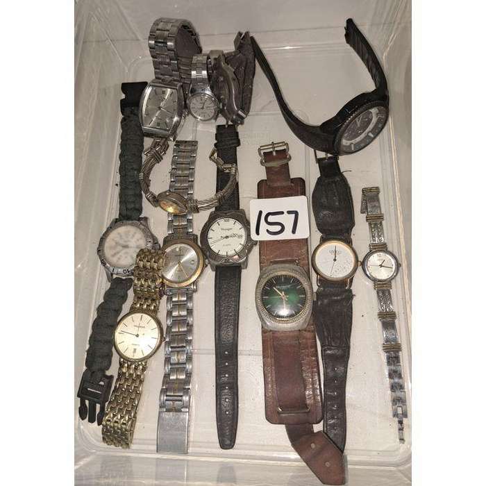 LIQUIDATION ITEMS*LOT OF WATCHES,ONE BID FOR THE LOT