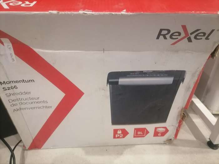Rexel Momentum S206 Strip Cut Paper Shredder P2