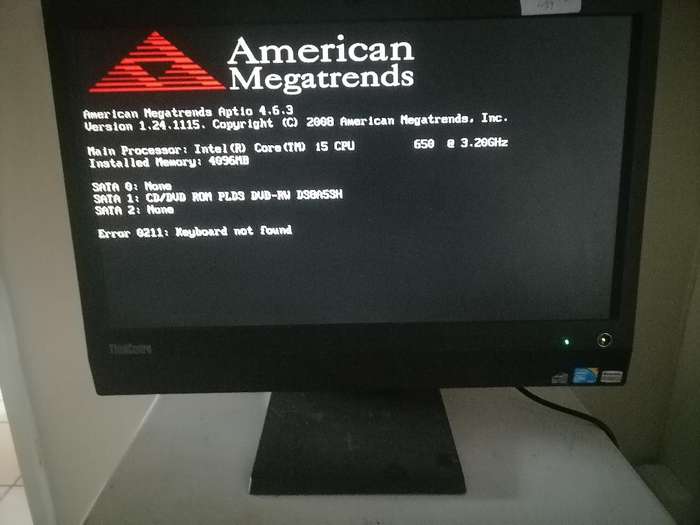 *i5 4th Gen LENOVO M90Z ALL IN ONE PC(powers on then screen goes white)
