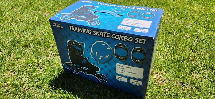 No fear kids training skates combo set UK 10-13
