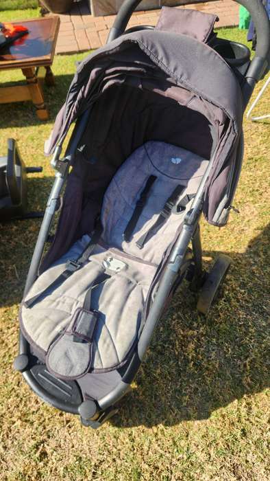 Joie litetrax 4 Stroller Pram Baby Seat Rain Cover Fair Condition