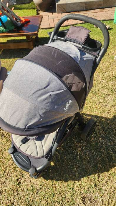 Joie litetrax 4 Stroller Pram Baby Seat Rain Cover Fair Condition