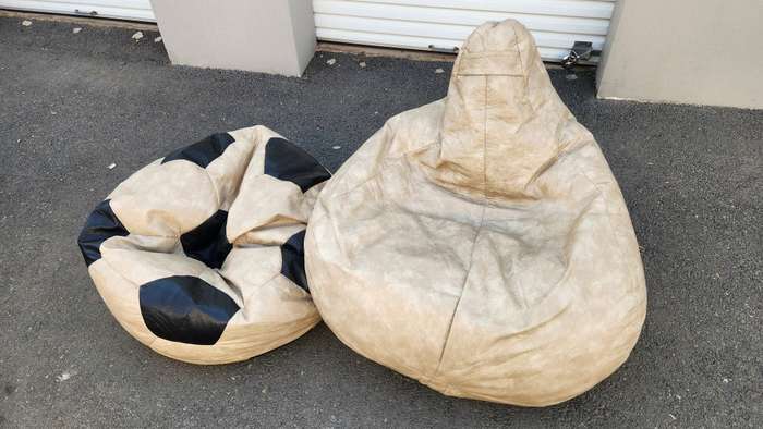 Bean Bags - 1x Adult 1x Kids Hardly used, in Good Condition