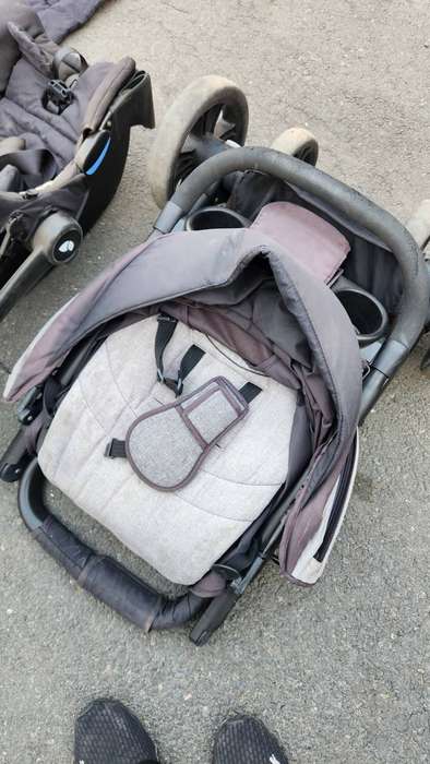 Joie litetrax 4 Stroller Pram Baby Seat Rain Cover Fair Condition