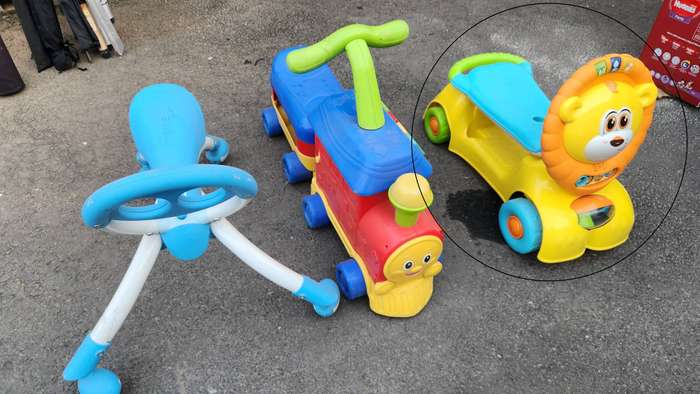 Winfun 3 in 1 Grow With Me Lion Scooter Push along walker