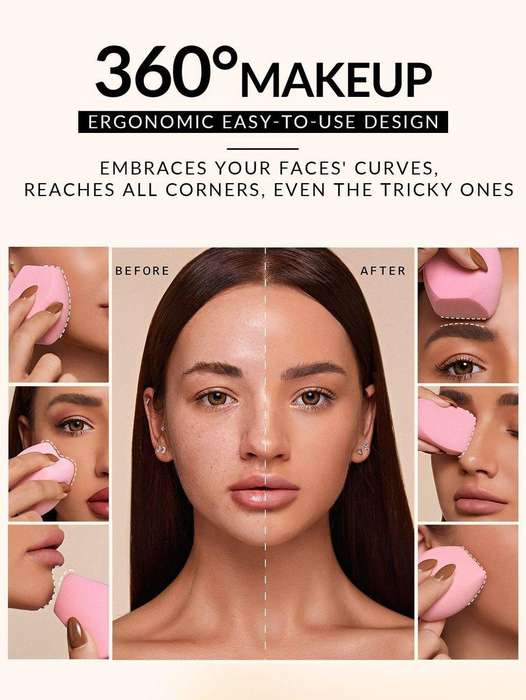 SHEGLAM Multi-Faceted Makeup Sponge - Beige