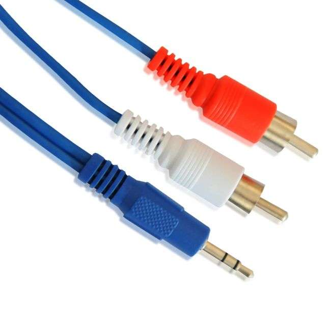 3.5mm Aux to 2 RCA Stereo Audio Cable