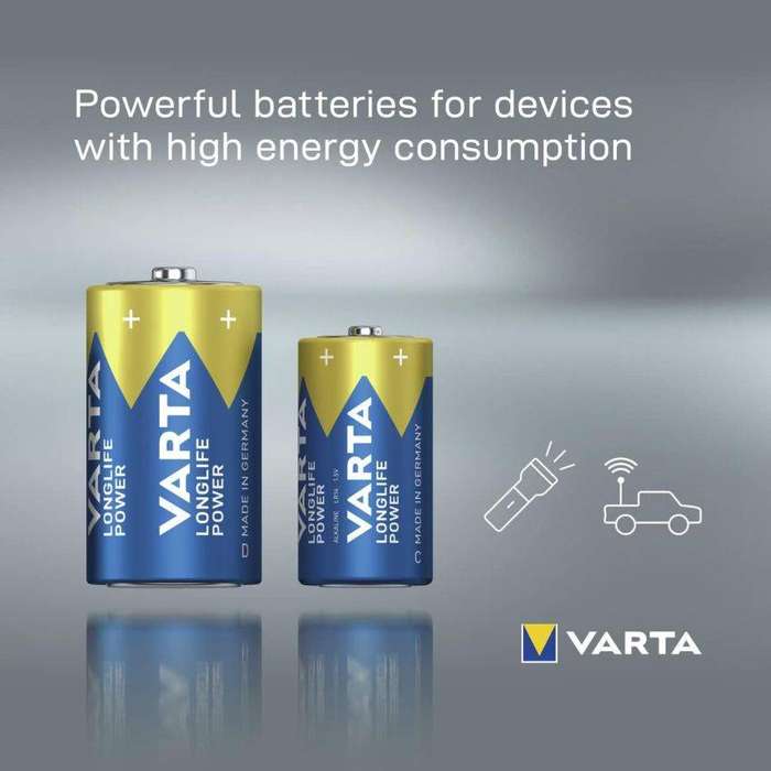 Varta LongLife Size D Alkaline Battery 2 Pack