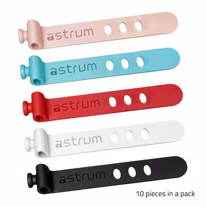 Silicone Cable Straps 10-Pack Deal Of The Day