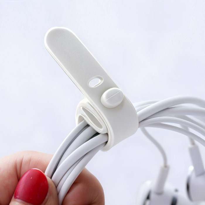 Silicone Cable Straps 10-Pack Deal Of The Day