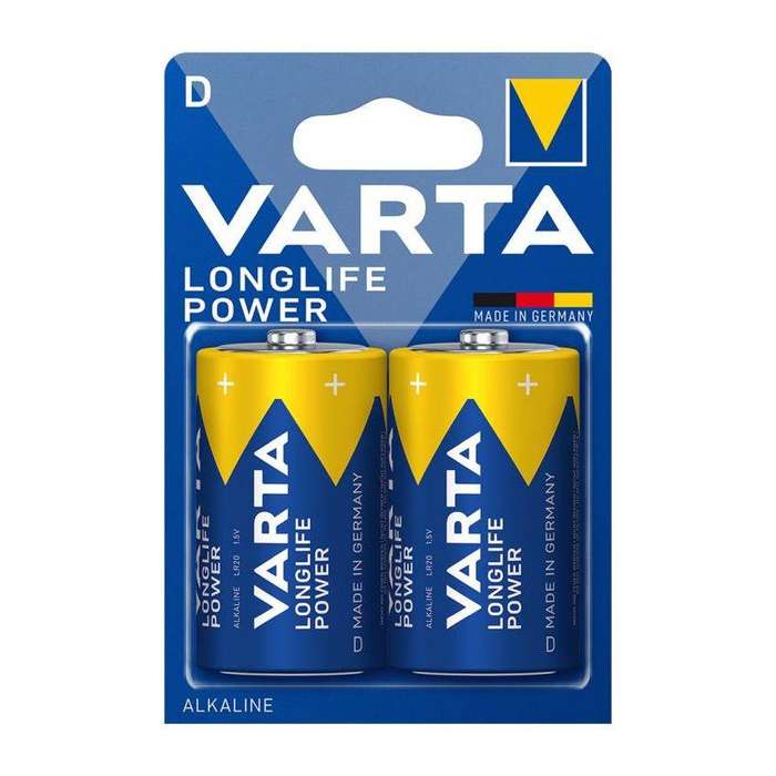 Varta LongLife Size D Alkaline Battery 2 Pack