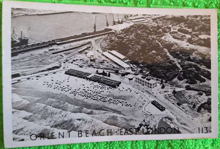 Vintage East London Camera Shop Photo Post Card of Orient Beach