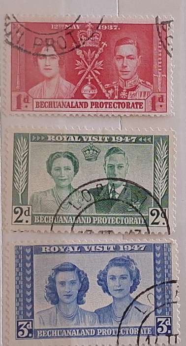 Bechuanaland Mixed Lot of 3 Used stamps