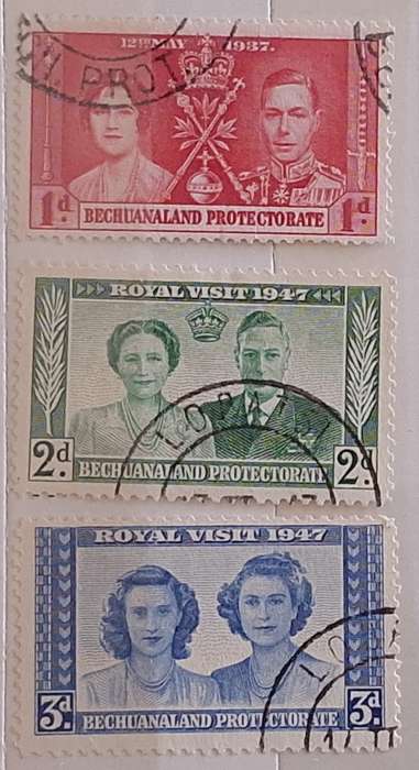 Bechuanaland Mixed Lot of 3 Used stamps