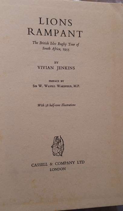 Lions Rampant by Vivian Jenkins Hardcover 1956