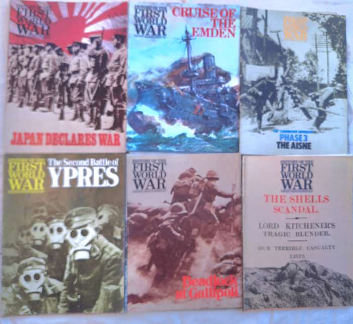 Purnell History of the First World War: Mixed Lot of 6 Magazines