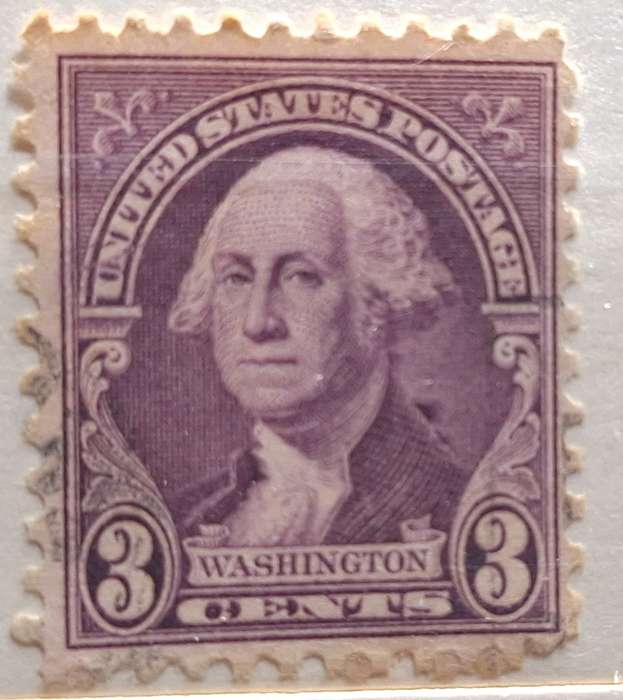 United States 1932 George Washington 1 Used 3 cent stamp