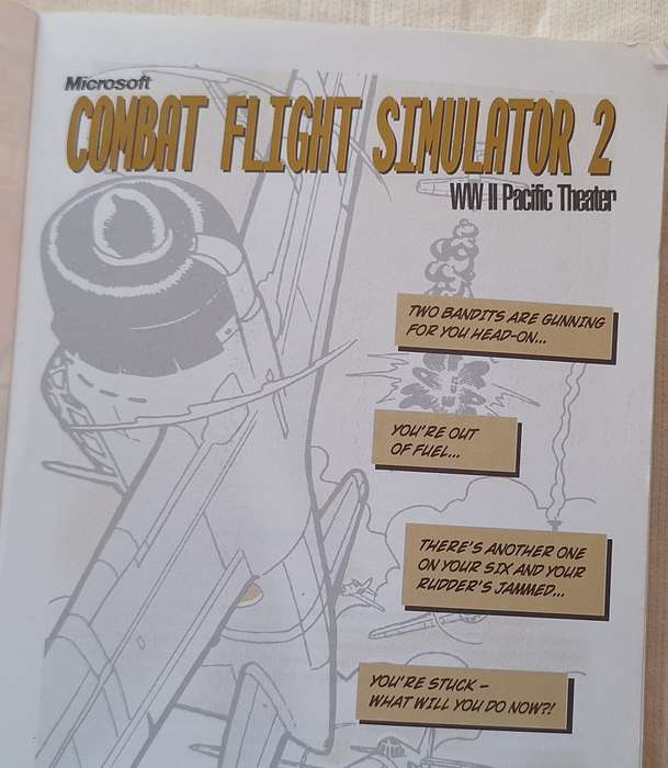 Microsoft Pilot's Manual No 2 Combat Flight Simulator 2 (WWII Pacific Theater) Paperback
