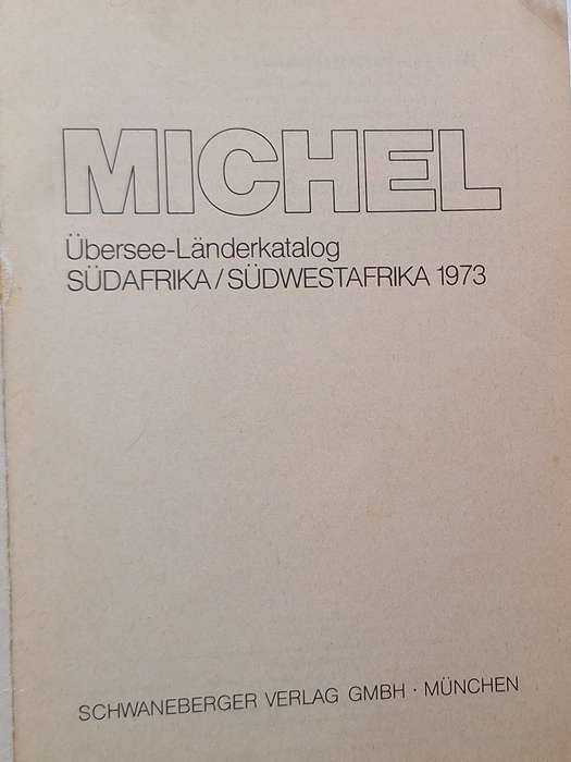 Michel Ubersee-Landerkatalog SudAfrika/Sudwestafrika 1973