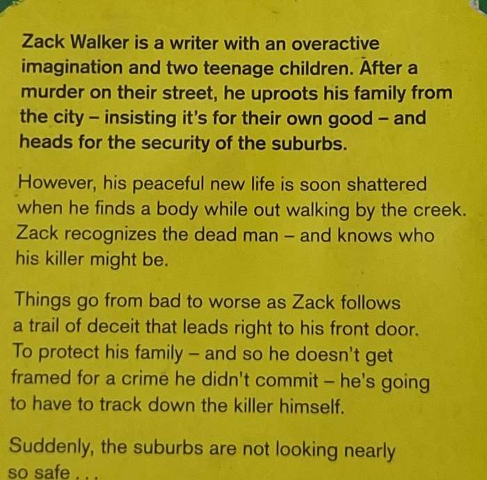 Bad Move by Linwood Barclay A Zack Walker Mystery No 1 Paperback