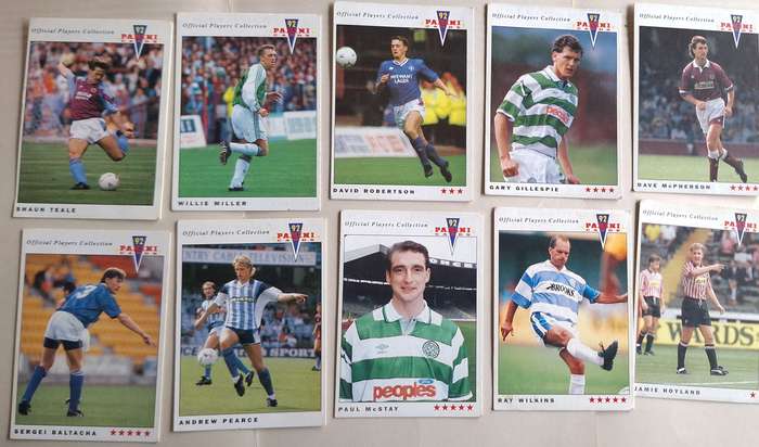 Panini 92 Soccer Lot of 10 Cards