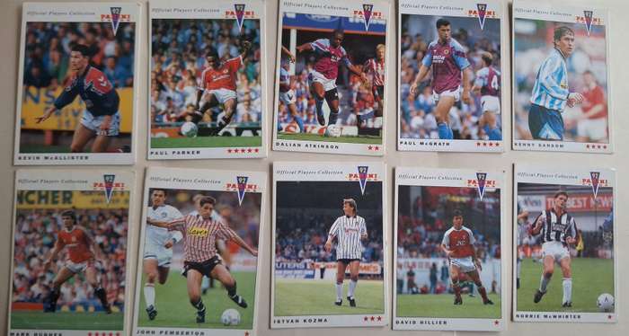 Panini 92 Soccer Lot of 10 Cards
